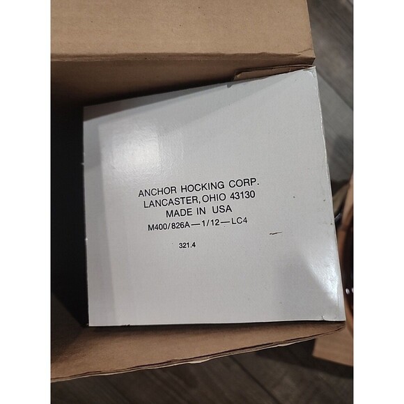 Anchor Hocking 2 qt. Casserole Dish w/ Basket Woven Harvest Amber Round NIB. - Picture 11 of 11